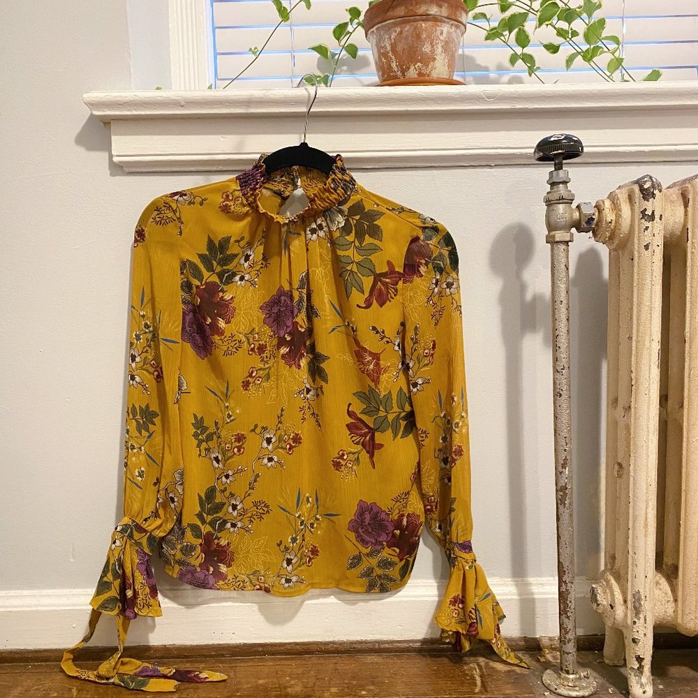 Yellow Bershka Blouse
